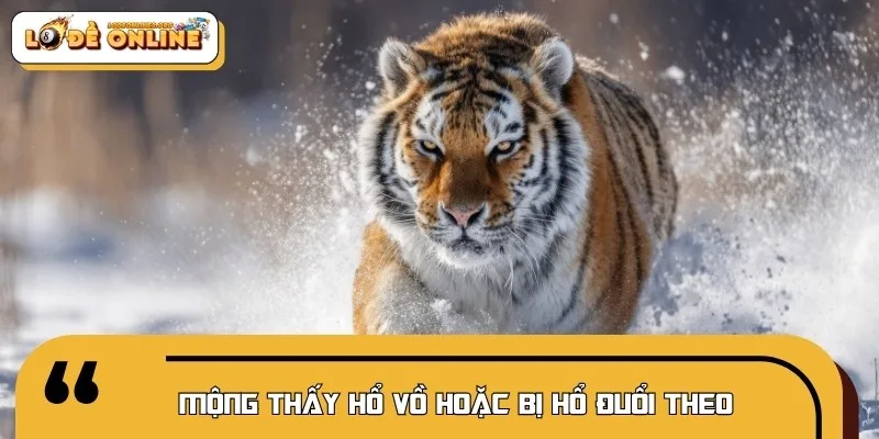 Giấc mơ bị hổ đuổi nhắc nhở bạn cần đối diện khó khăn